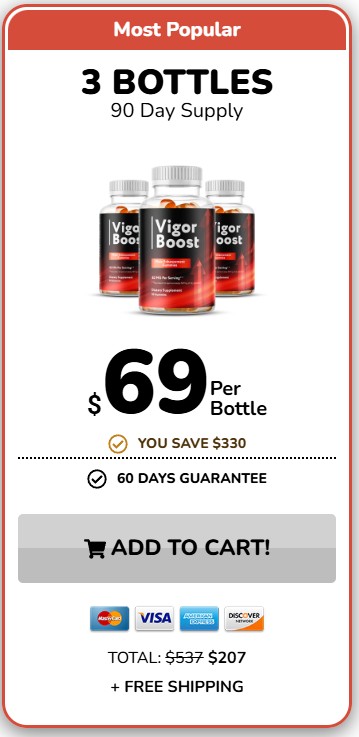 Vigor Boost 3 bottle Price